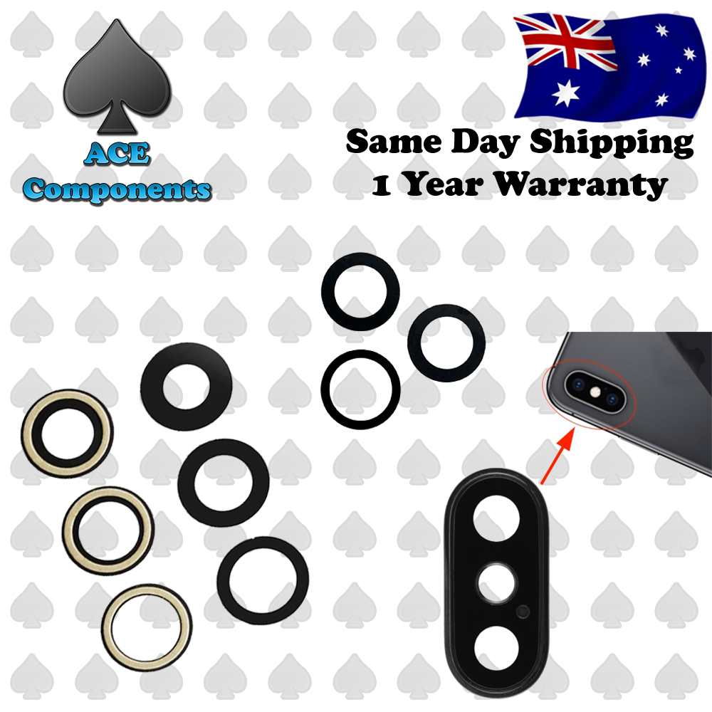 iPhone 7 8 X XS XR 11 12 13 Plus Pro Mini Max Rear Camera Lens Glass Replacement